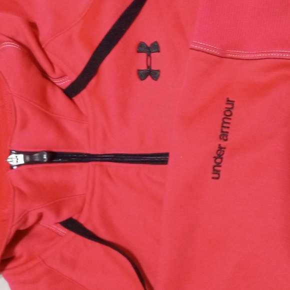Under Armour Girls Medium Pink Hooded Jacket - Picture 8 of 12